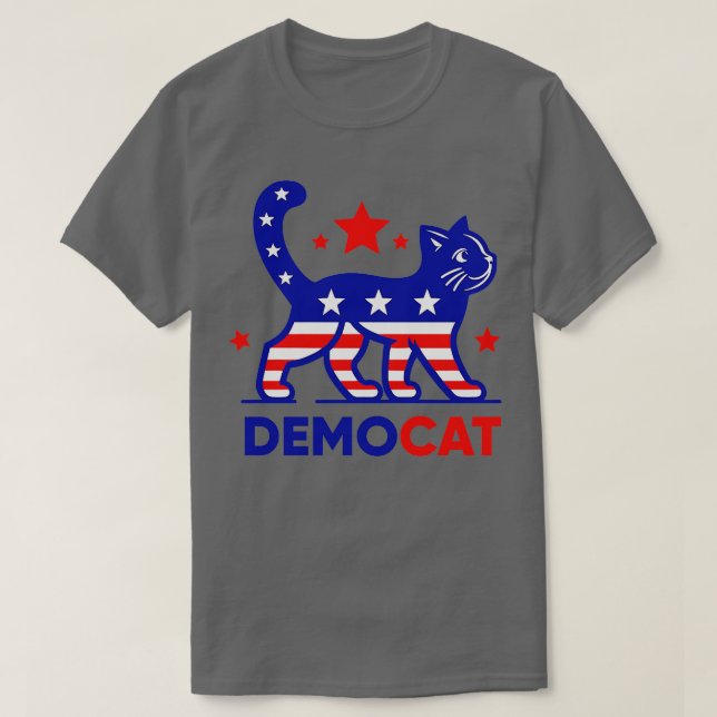 Camiseta DEMOCAT Para 1 (Frente do Design)