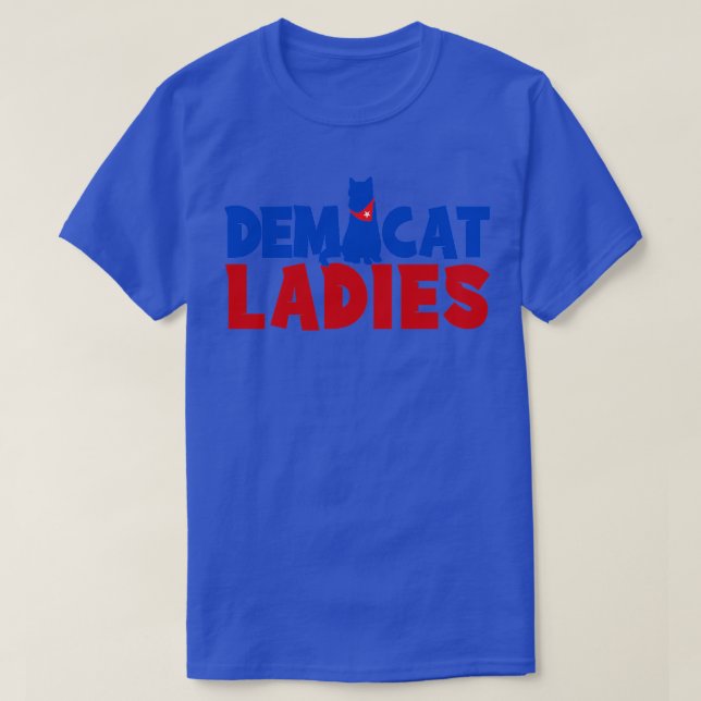 Camiseta Democat senhoras TShirt 2 (Frente do Design)