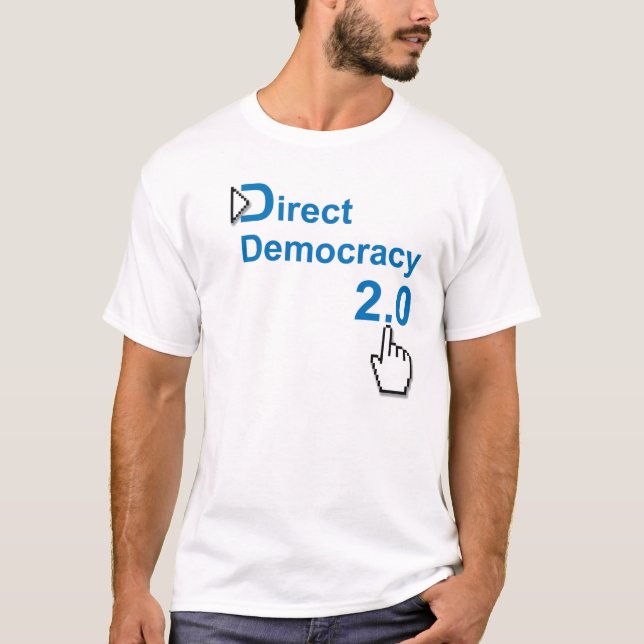 Camiseta Democracia direta 2,0 (Frente)