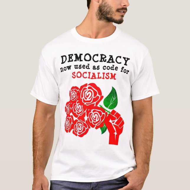 Camiseta Democracia (luz) (Frente)