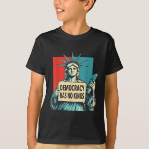Camiseta Democracia Não Tem Reis Estátua da Liberdade 4 de