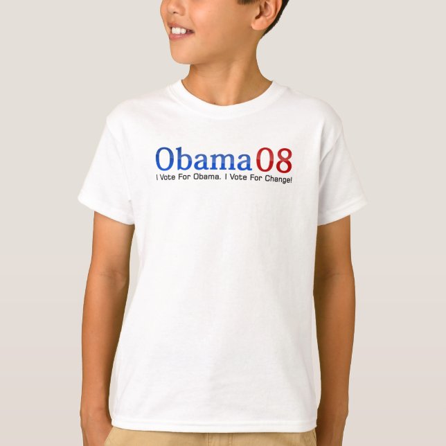 Camiseta Democrata Barack Obama Roupa T-Shirt (Frente)