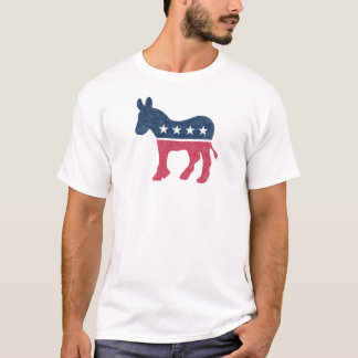 Camiseta Democrata Donkey Vintage desapontado