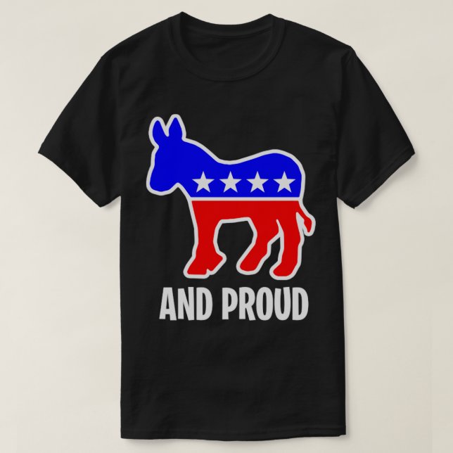 CAMISETA DEMOCRATA E ORGULHO (Frente do Design)
