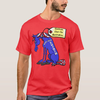 Camiseta Democrata Engraçado Donkey Saindo dos Negócios