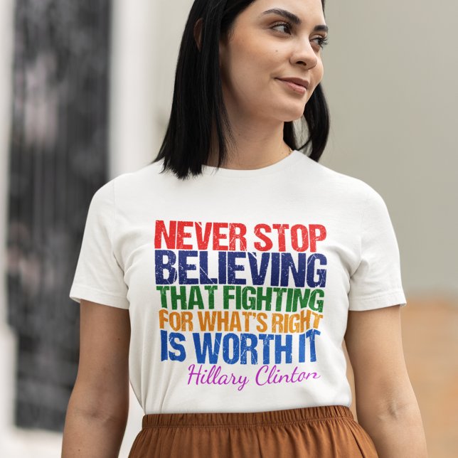 Camiseta Democrata Feminista Inspiradora (Criador carregado)