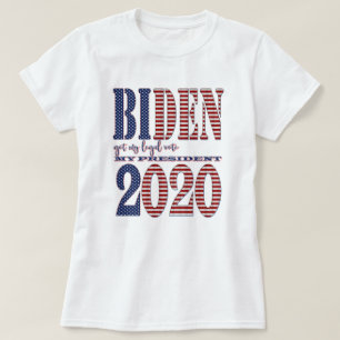 Camiseta Democrata Joe Biden 2020 conseguiu meu voto legal 
