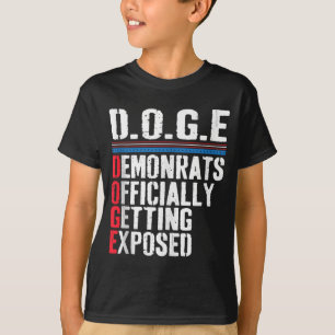 Camiseta Democrata Oficialmente Exposta Trump 2025 Tan