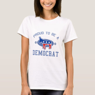 Camiseta Democrata Orgulhosa Colegiado