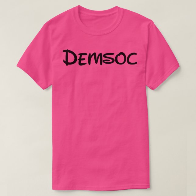 Camiseta Democrata Socialista DemSoc (Frente do Design)