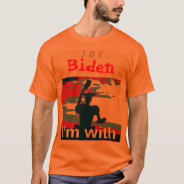 Camiseta Democratas 2024 Eu estou com Ele Votando em Joe Bi