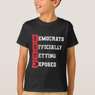 Camiseta Democratas-Cães Oficialmente Expostos _2