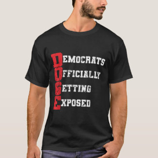 Camiseta Democratas-Cães Oficialmente Expostos _2