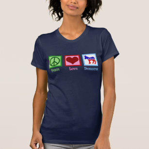 Camiseta Democratas-Cons e Paz Democratas