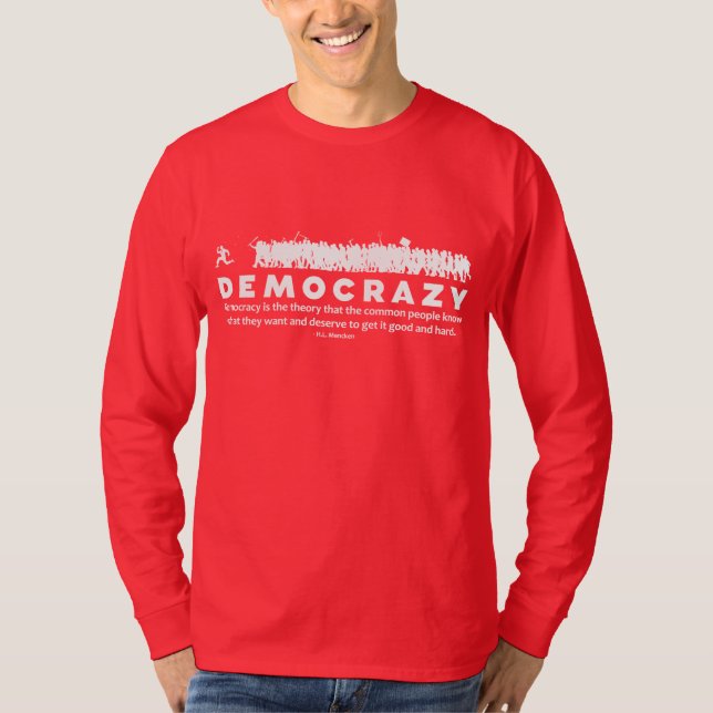 Camiseta Democrazy (Frente)