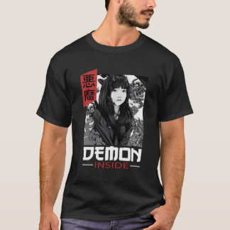 Camiseta Demon Dentro Japonês Oni Japan - Estética Gráfica
