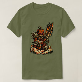Camiseta Demon do Fogo do Chili no Halloween — Guerreiro So