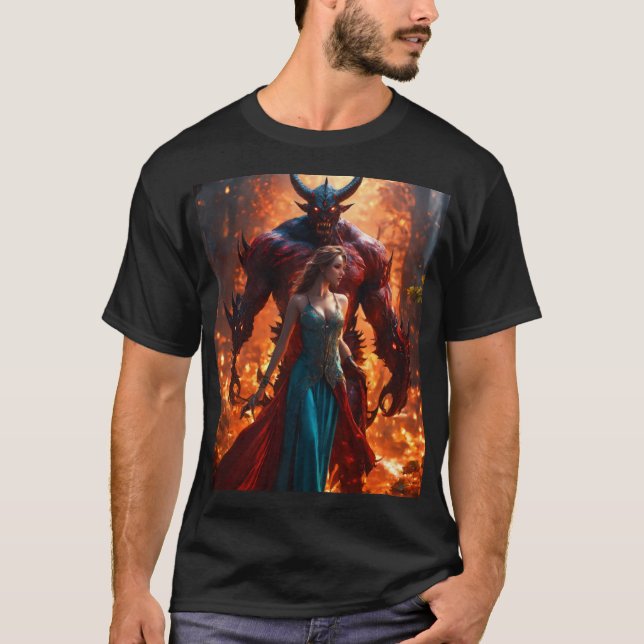 CAMISETA DEMON MAN BLACK T SHIRT (Frente)