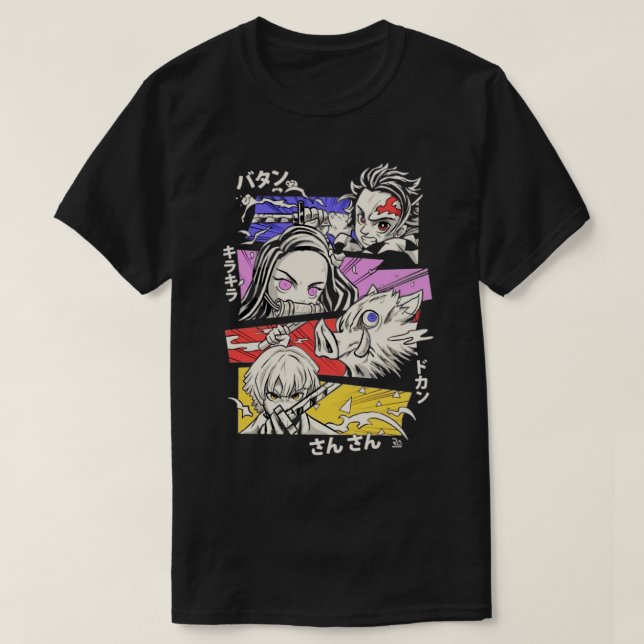 Camiseta Demon Slayer 11 (Frente do Design)