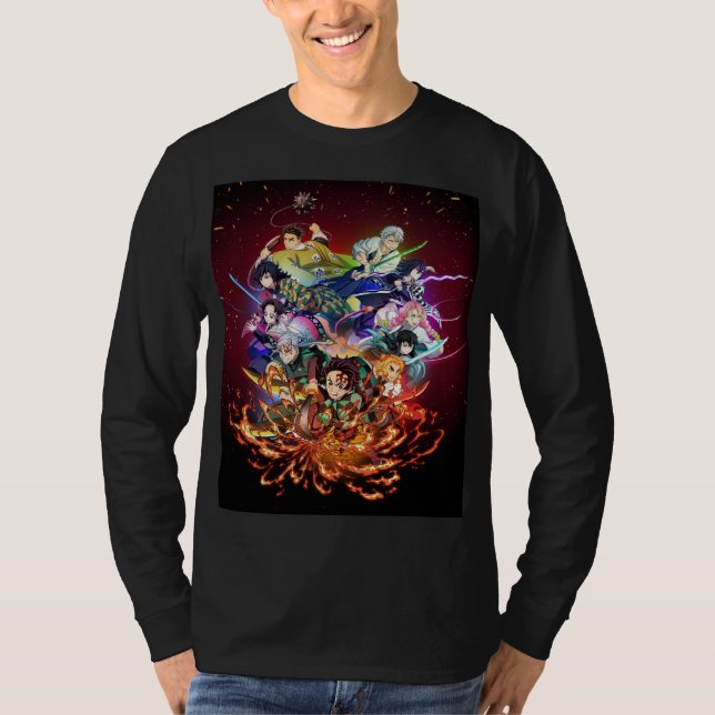 Camiseta Demon slayer kimitsu no yaiba (Frente)