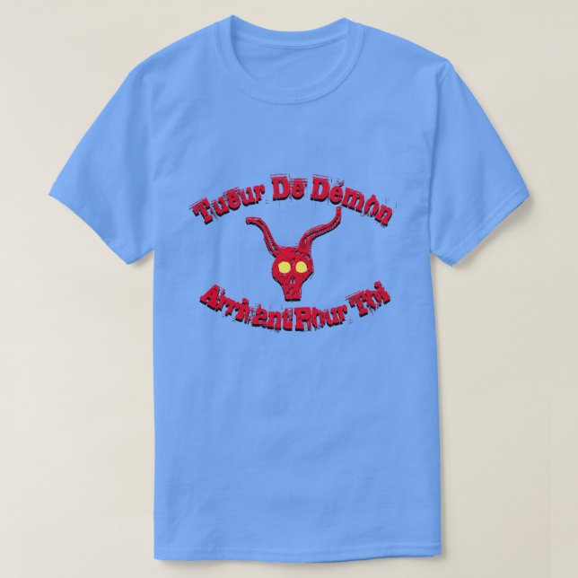 Camiseta demon slayer vindo em francês (Frente do Design)
