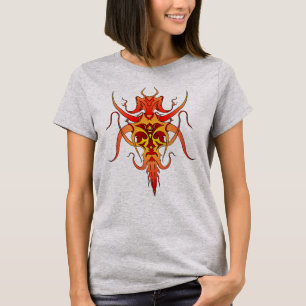 Camiseta Demon Tribal Tattoo Design