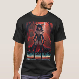 Camiseta Demonessa com Contato em Encruzilhada, Anime Demon