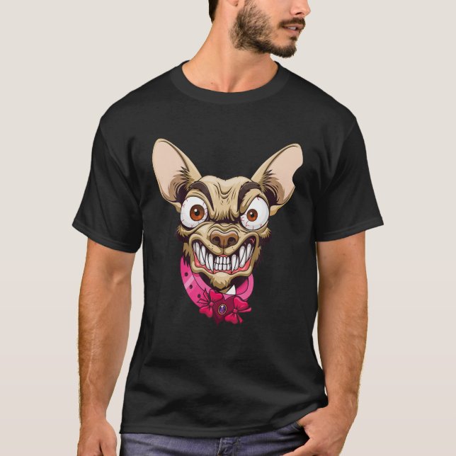 Camiseta Demonic Chihuahua, Mau Chihuahua, Angry Chihuahua (Frente)