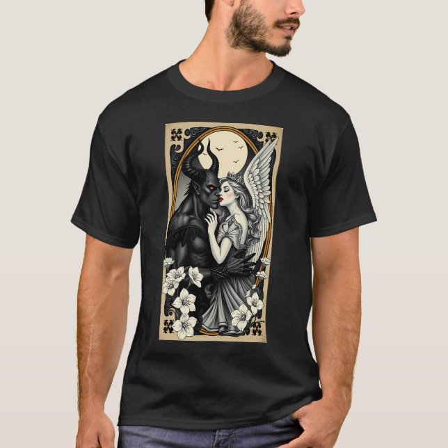 Camiseta Demônio ama anjo 3 (Frente)