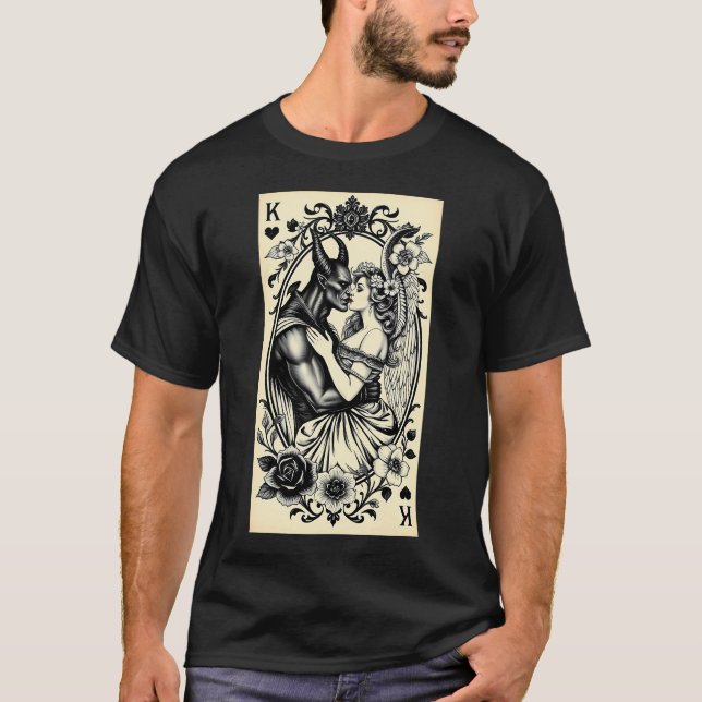 Camiseta Demônio ama anjo 4 (Frente)