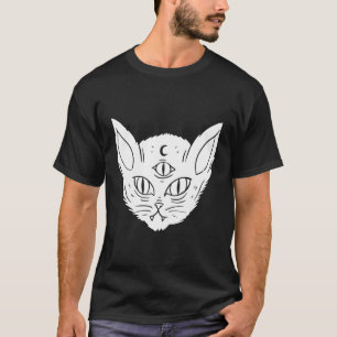 Camiseta Demônio Cat Witchcraft Wicca Occult Witt Esoteric