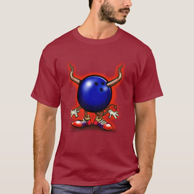 Camiseta Demónio da boliche (Frente)