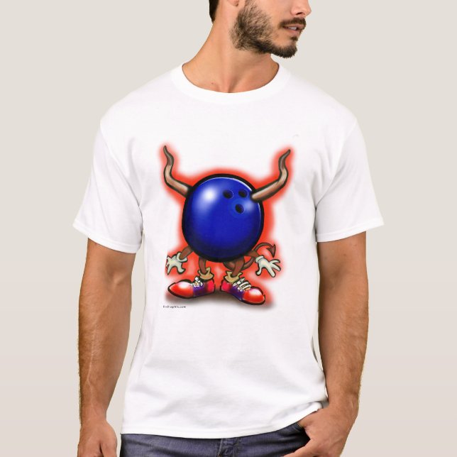 Camiseta Demônio da boliche (Frente)