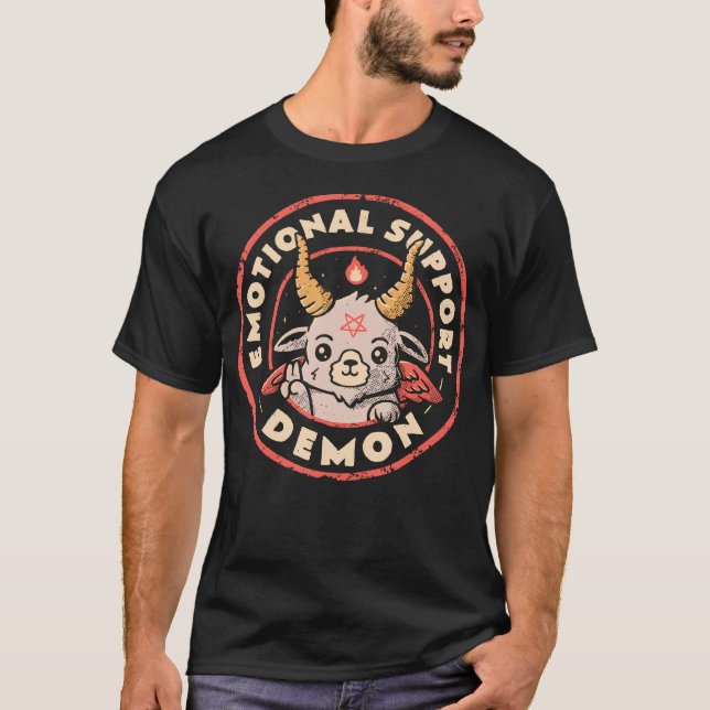 Camiseta Demônio de suporte emocional (Frente)