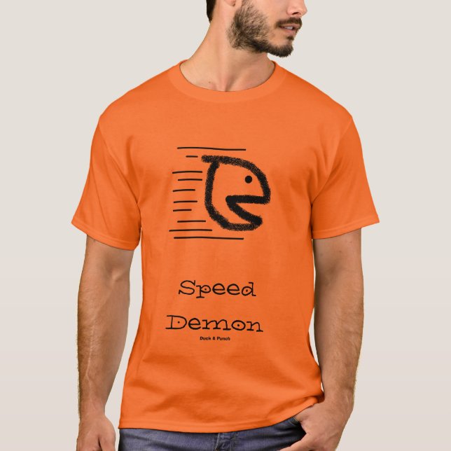 Camiseta Demónio de velocidade (Frente)