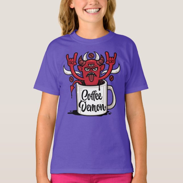 Camiseta Demônio do café (Frente)