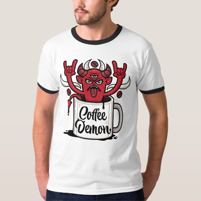 Camiseta Demônio do café (Frente)