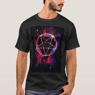 Camiseta Demônio do Espaço 2049 - Sigil de Mau Synthwave