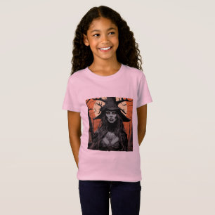 Camiseta demônio feminino gótico