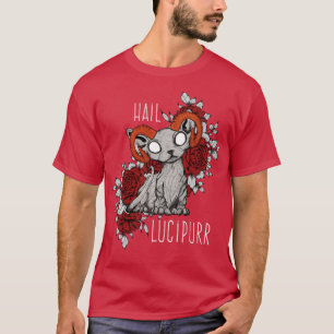 Camiseta Demônio Hail Lucipurr kitten