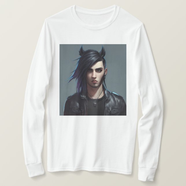 Camiseta demônio inspirado em design a morte por metal, com (Frente do Design)