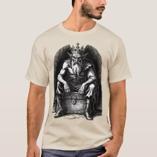 Camiseta Demônio Mammon - O Peso Silencioso da Ganância