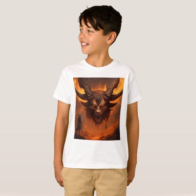 Camiseta Demônio na cidade dos ossos (Frente Completa)