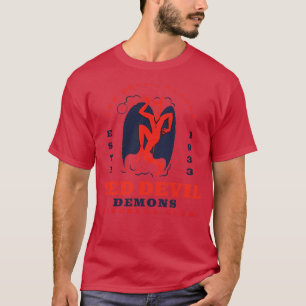 Camiseta Demônios do diabo vermelho
