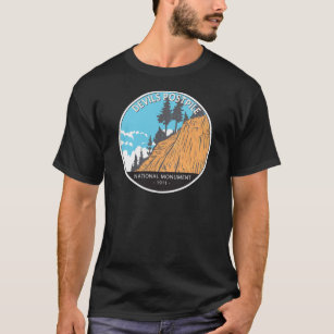 Camiseta Demônios Pós-empilham Vintage Monumento Nacional