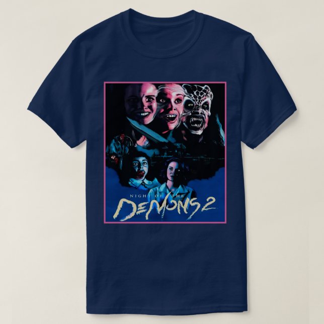 Camiseta Demons Night está de volta presentes de arte fã (Frente do Design)