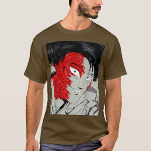 Camiseta Demonstração de Arte Gráfica do Japonês Mau Monste