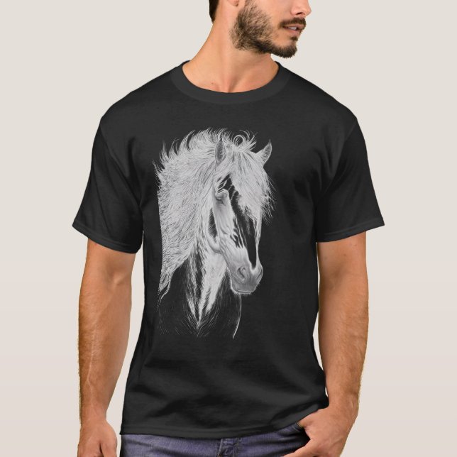 Camiseta Demonstração dos cavalos Presente para Cavalo Anco (Frente)