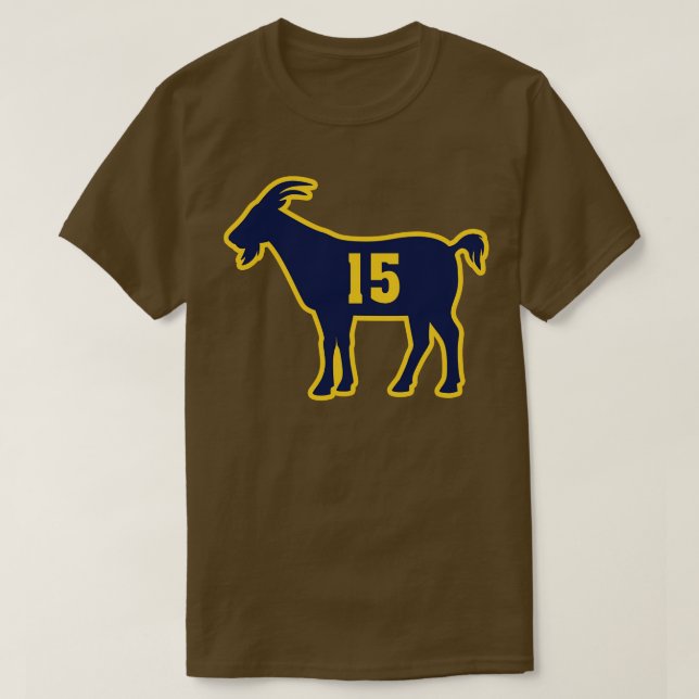 Camiseta DEN GOAT 15 Amarelo (Frente do Design)