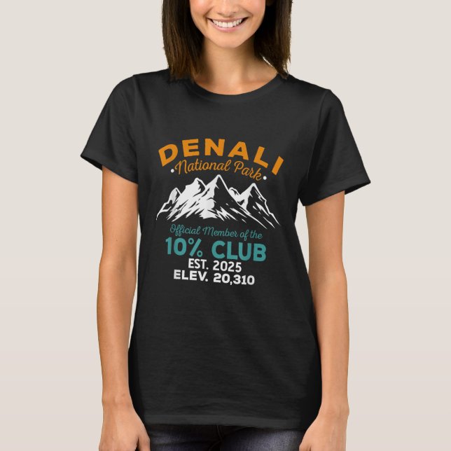 Camiseta Denali 10% Club Hiking Adventure No Est 2025 (Frente)
